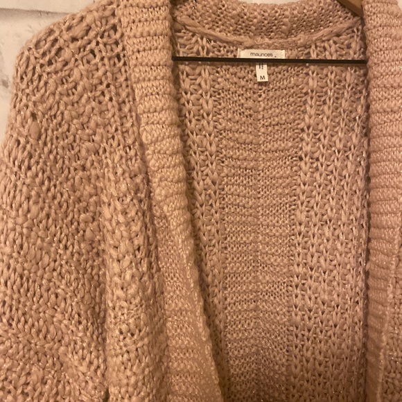 Maurices knitted soft pink cardigan - Picture 2 of 5